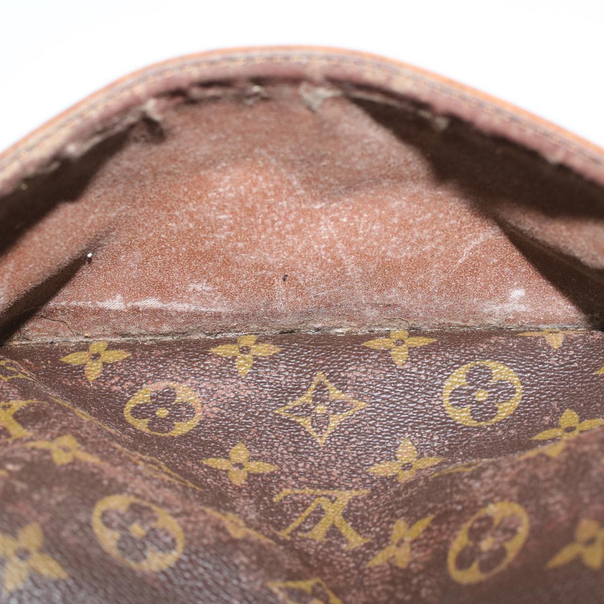 LOUIS VUITTON Monogram Compiegne 28 Clutch Bag M51845 LV Auth fm2507