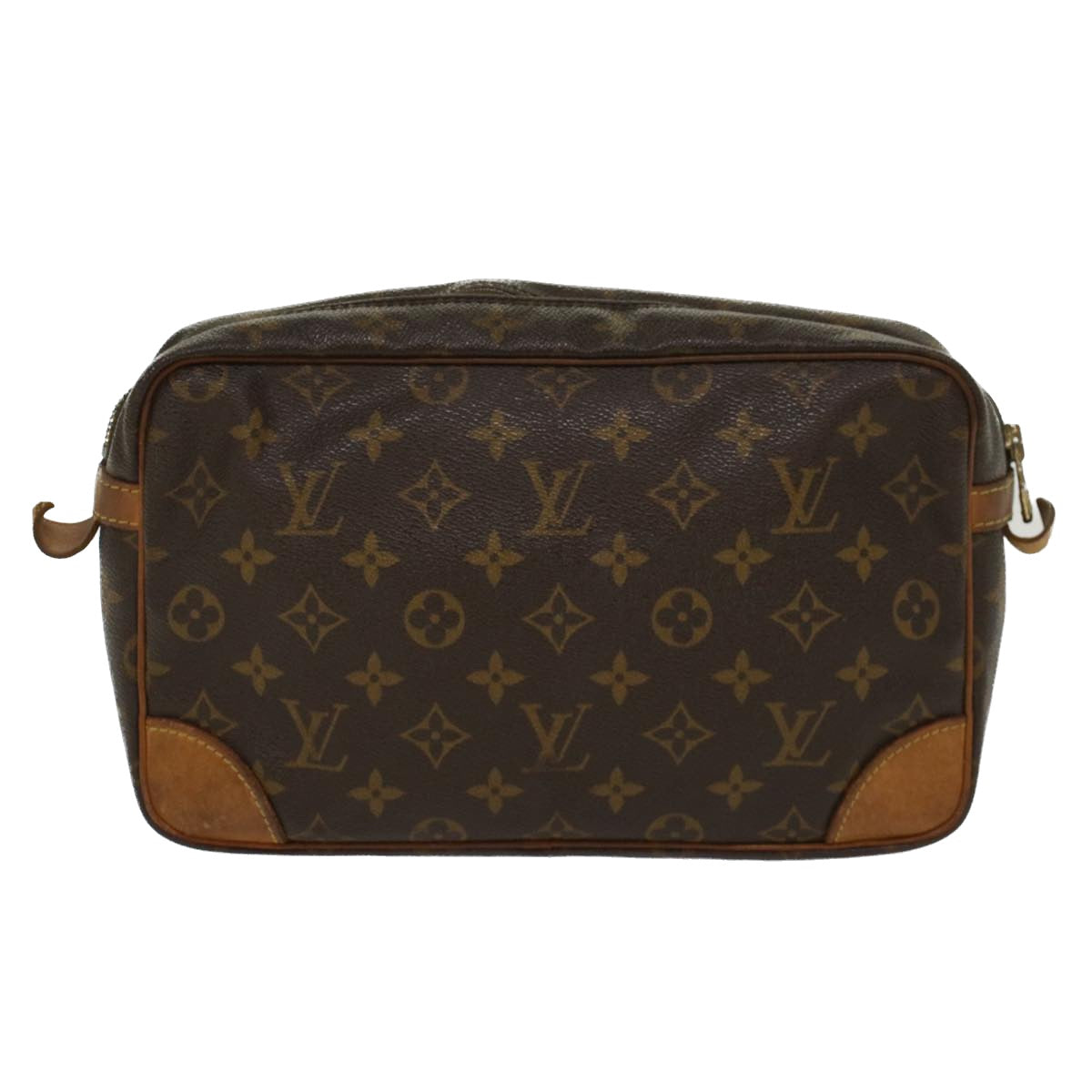 LOUIS VUITTON Monogram Compiegne 28 Clutch Bag M51845 LV Auth fm2507 - 0