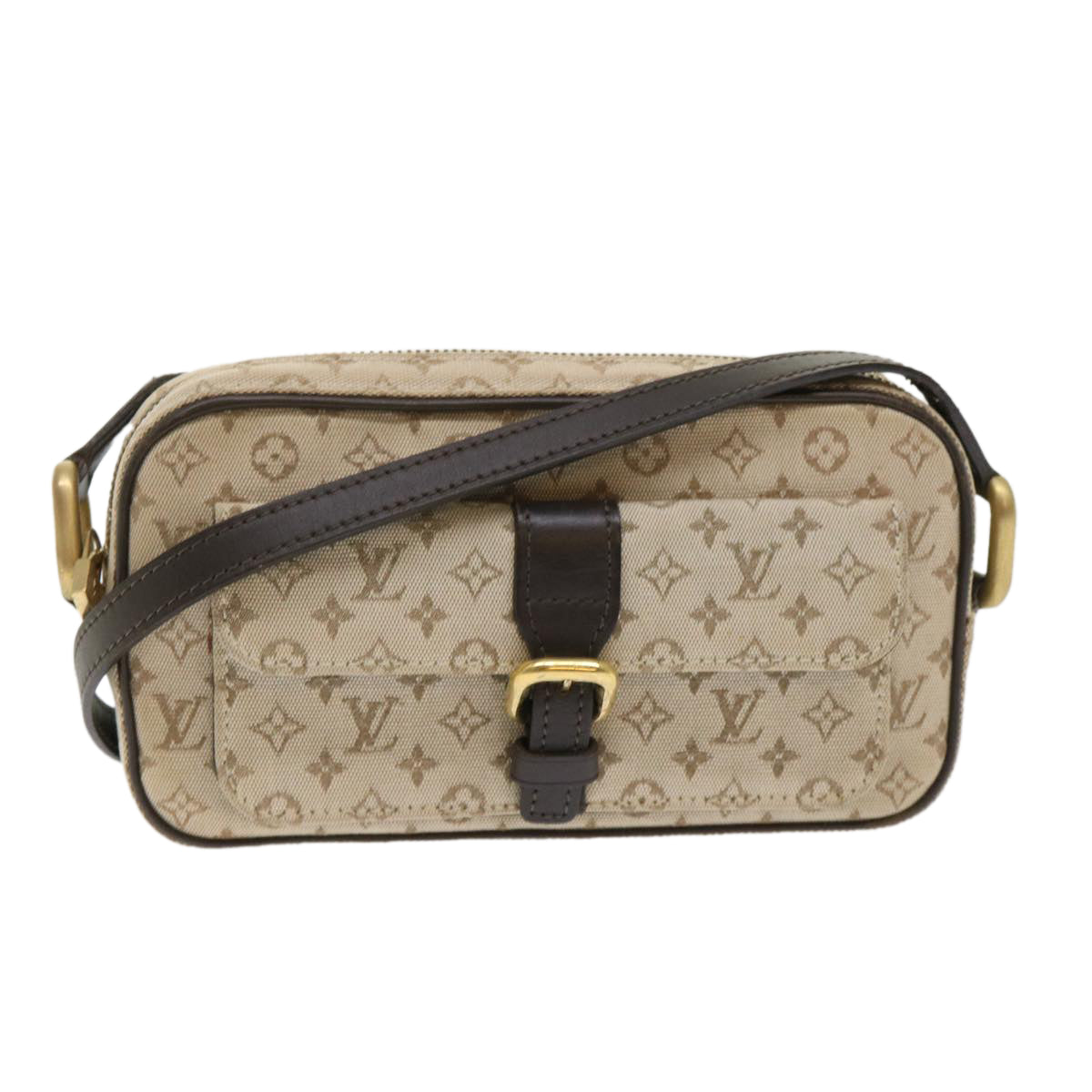 LOUIS VUITTON Monogram Mini Juliet MM Shoulder Bag Khaki M92218 LV Auth fm2508