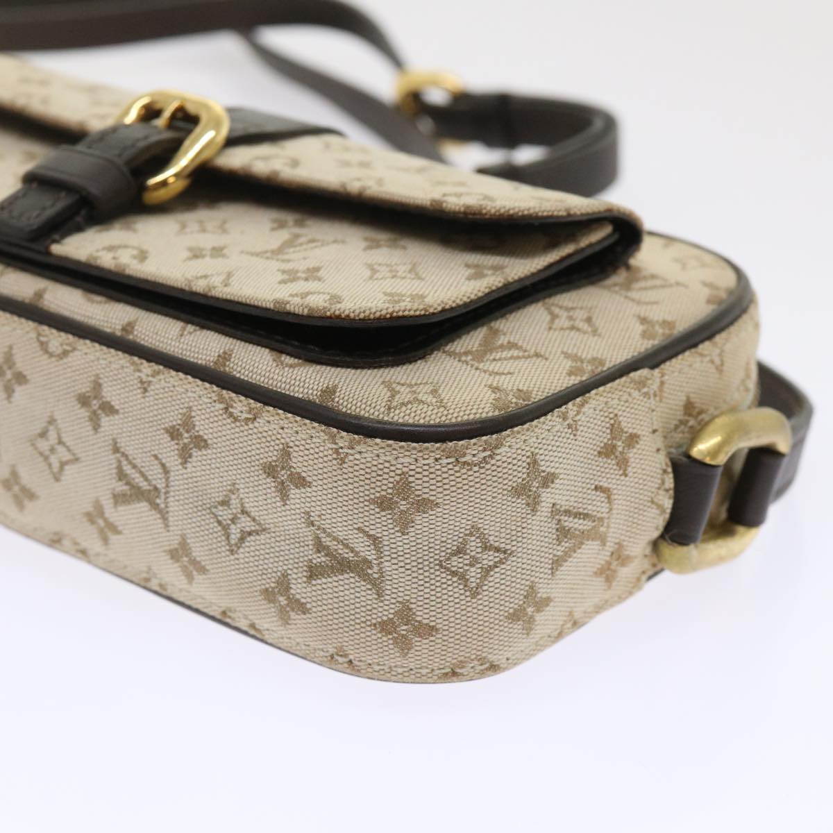 LOUIS VUITTON Monogram Mini Juliet MM Shoulder Bag Khaki M92218 LV Auth fm2508