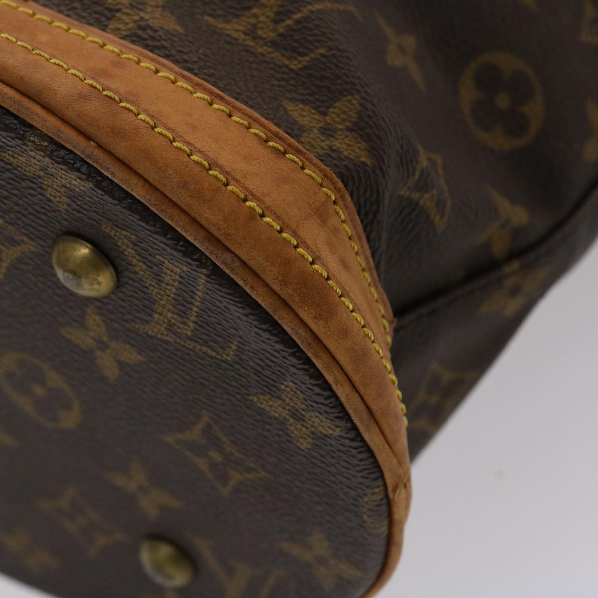 LOUIS VUITTON Monogram Bucket PM Shoulder Bag M42238 LV Auth fm2514