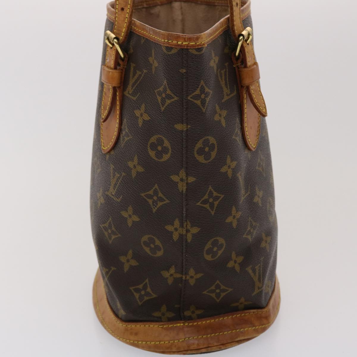 LOUIS VUITTON Monogram Bucket PM Shoulder Bag M42238 LV Auth fm2514