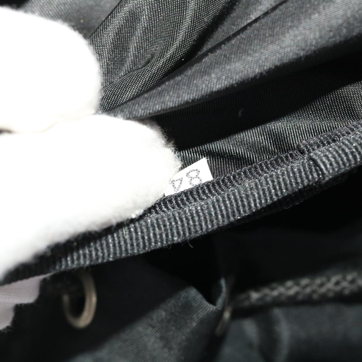 PRADA Backpack Nylon Black Auth fm2530