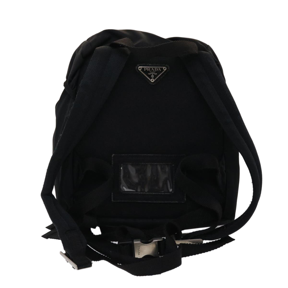 PRADA Backpack Nylon Black Auth fm2530 - 0