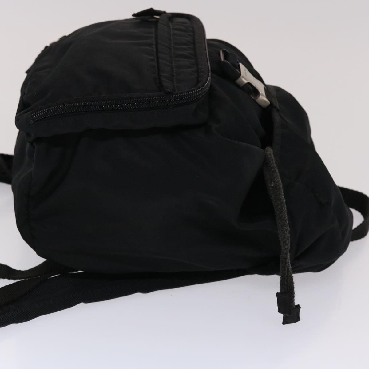 PRADA Backpack Nylon Black Auth fm2530