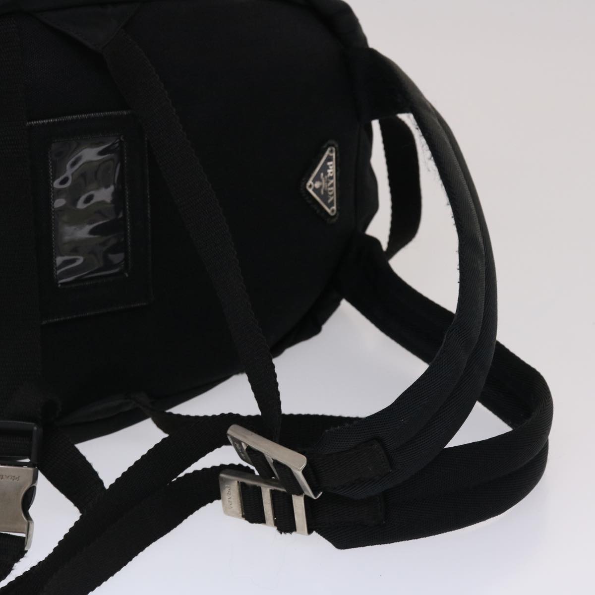 PRADA Backpack Nylon Black Auth fm2530