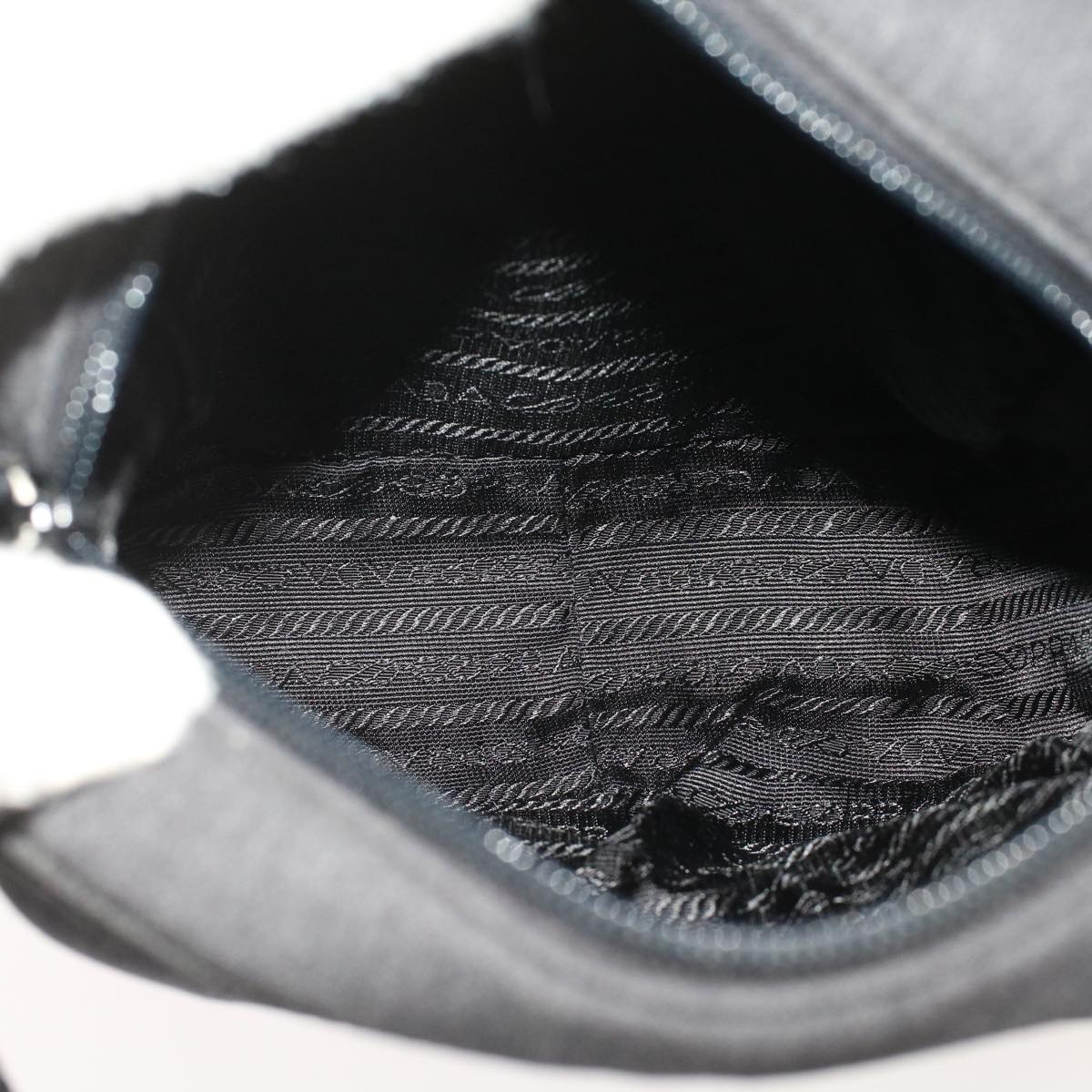 PRADA Sports Shoulder Bag Nylon Gray Auth fm2551
