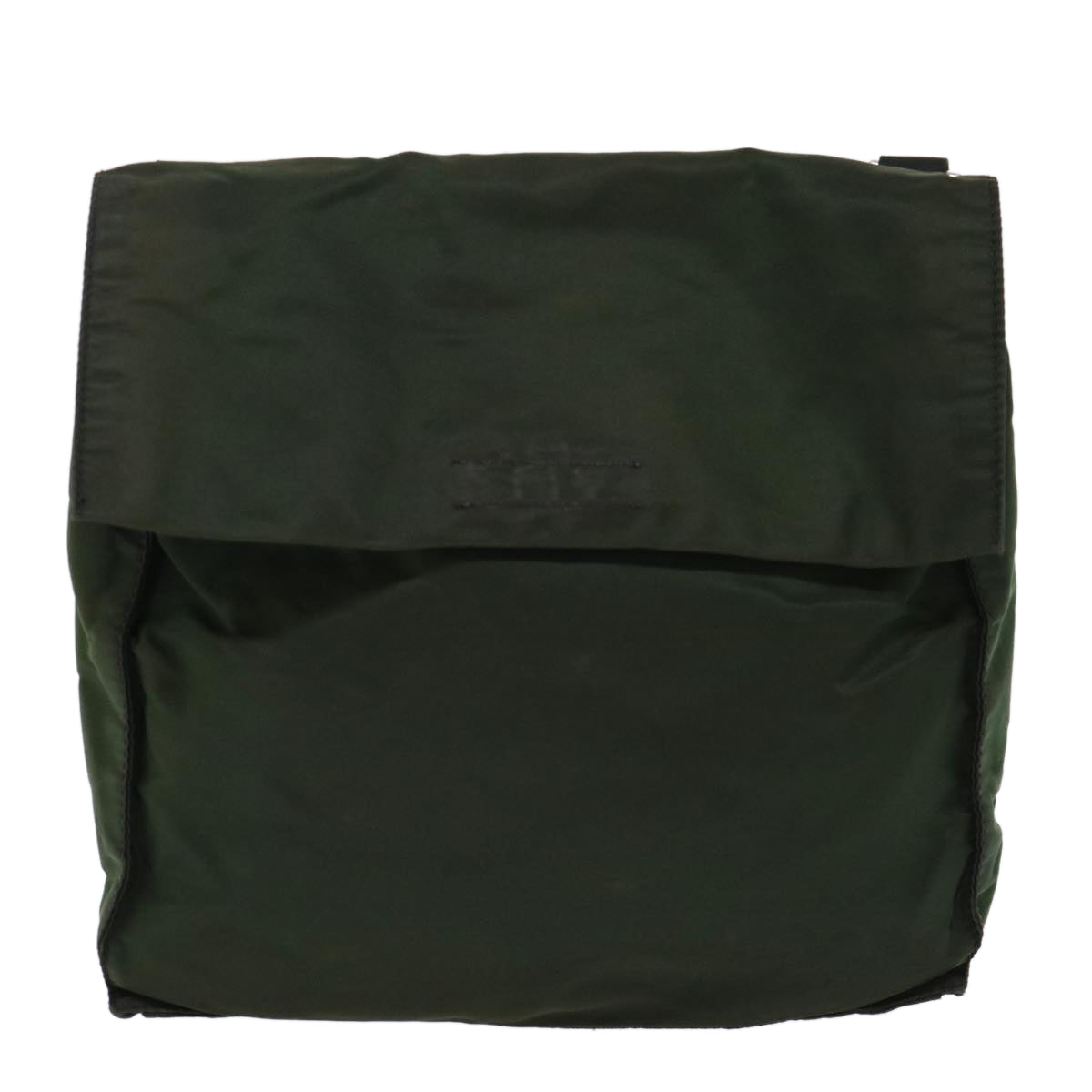 PRADA Shoulder Bag Nylon Green Auth fm2606 - 0