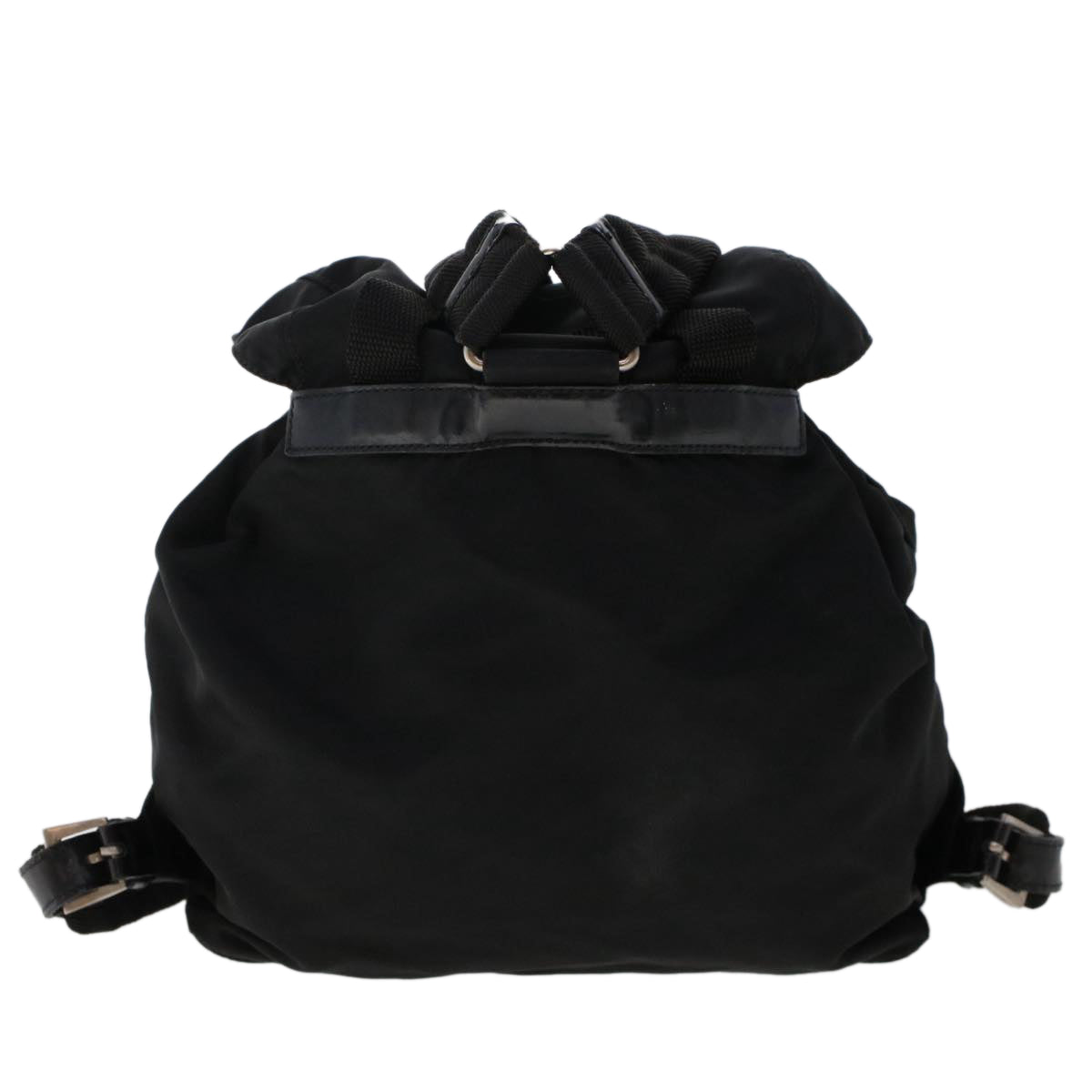 PRADA Backpack Nylon Black Auth fm2609 - 0