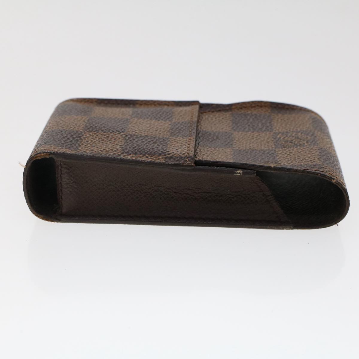 LOUIS VUITTON Damier Ebene Etui Cigarette Case N63024 LV Auth fm2616