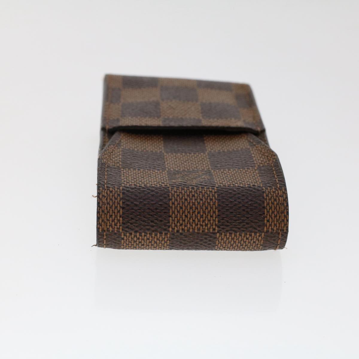 LOUIS VUITTON Damier Ebene Etui Cigarette Case N63024 LV Auth fm2616