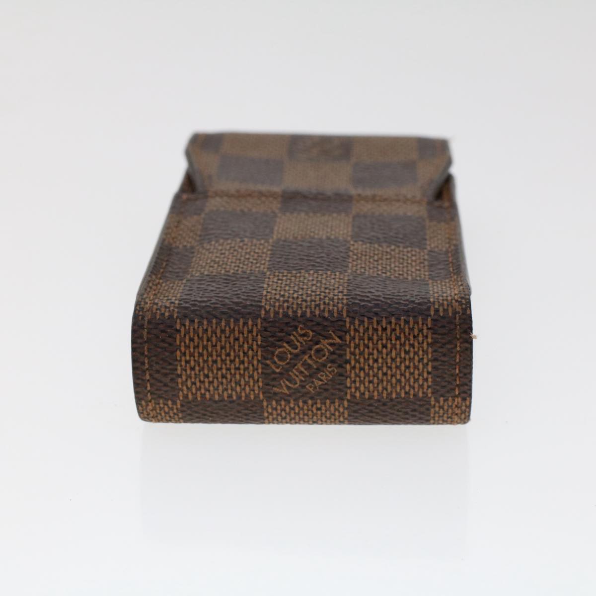 LOUIS VUITTON Damier Ebene Etui Cigarette Case N63024 LV Auth fm2616