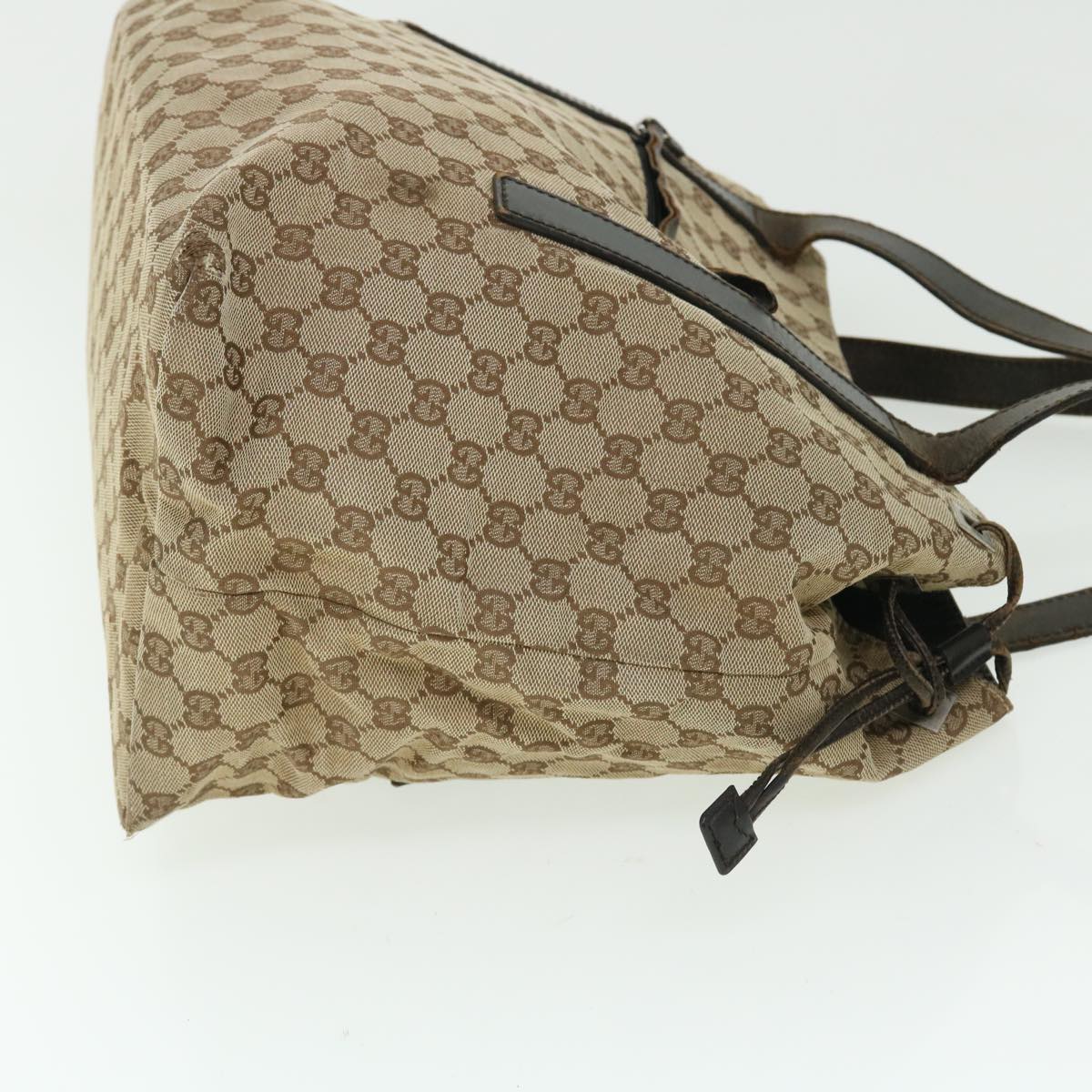 GUCCI GG Canvas Shoulder Bag 2Set Beige Brown Auth fm2657