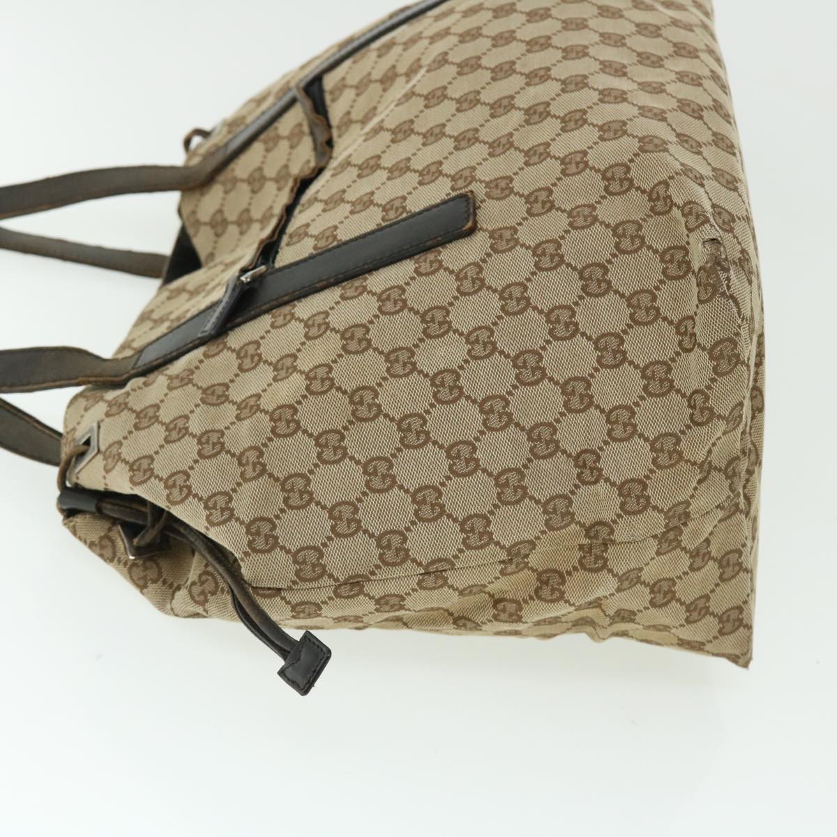 GUCCI GG Canvas Shoulder Bag 2Set Beige Brown Auth fm2657