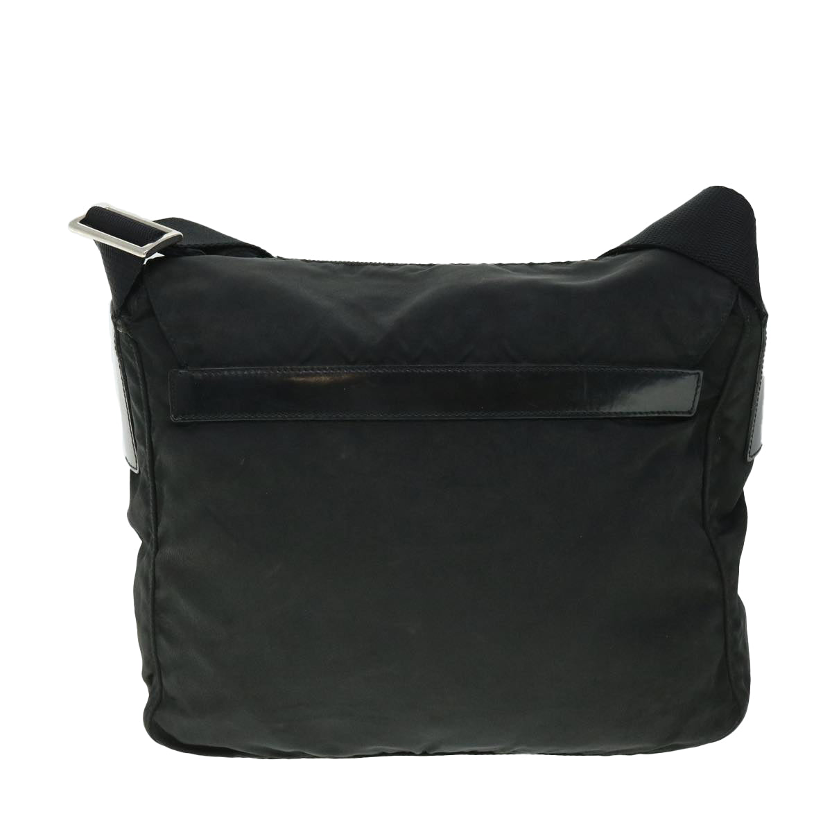 PRADA Shoulder Bag Nylon Black Auth fm2662 - 0