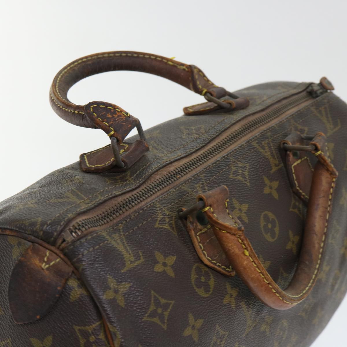 LOUIS VUITTON Monogram Speedy 30 Hand Bag Vintage M41526 LV Auth fm2673