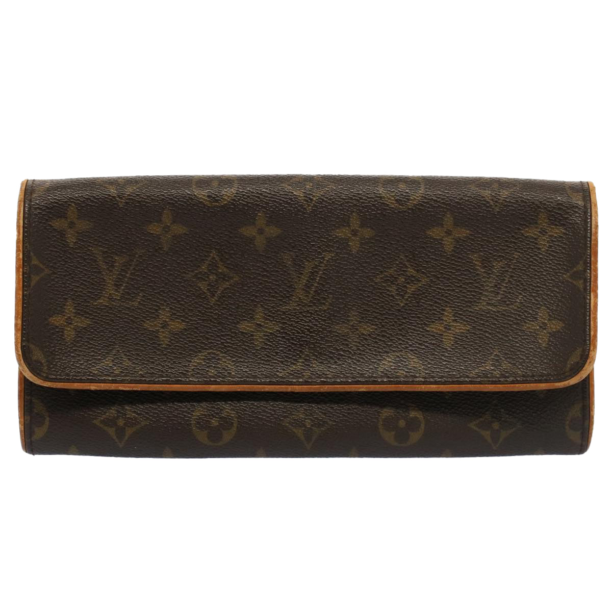 LOUIS VUITTON Monogram Pochette Twin GM Shoulder Bag M51852 LV Auth fm2677