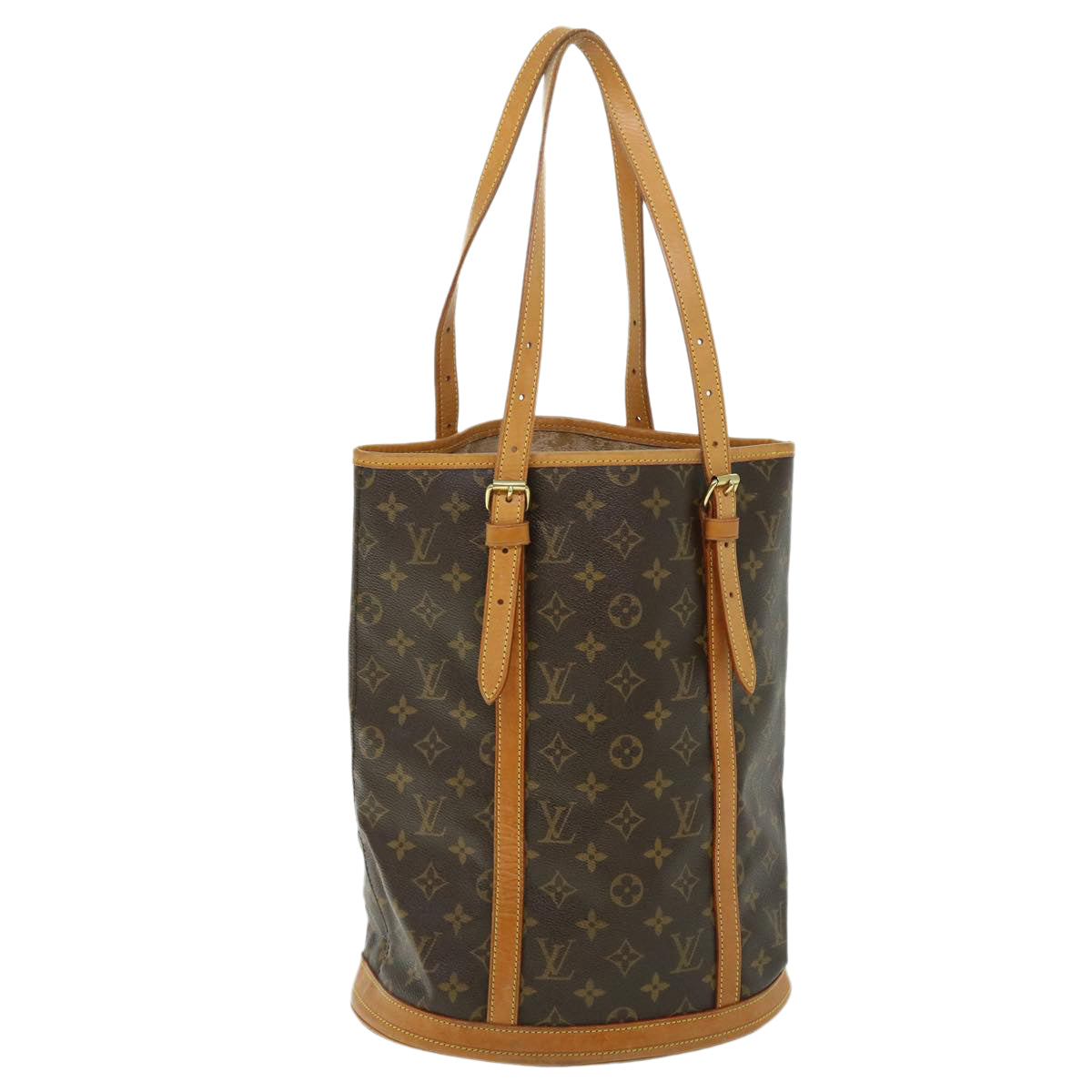 LOUIS VUITTON Monogram Bucket GM Shoulder Bag M42236 LV Auth fm2678