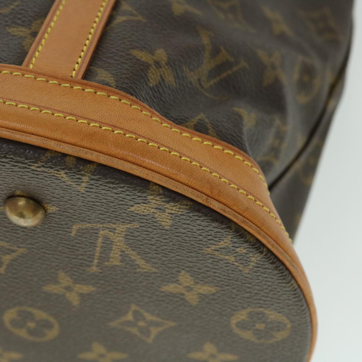 LOUIS VUITTON Monogram Bucket GM Shoulder Bag M42236 LV Auth fm2678