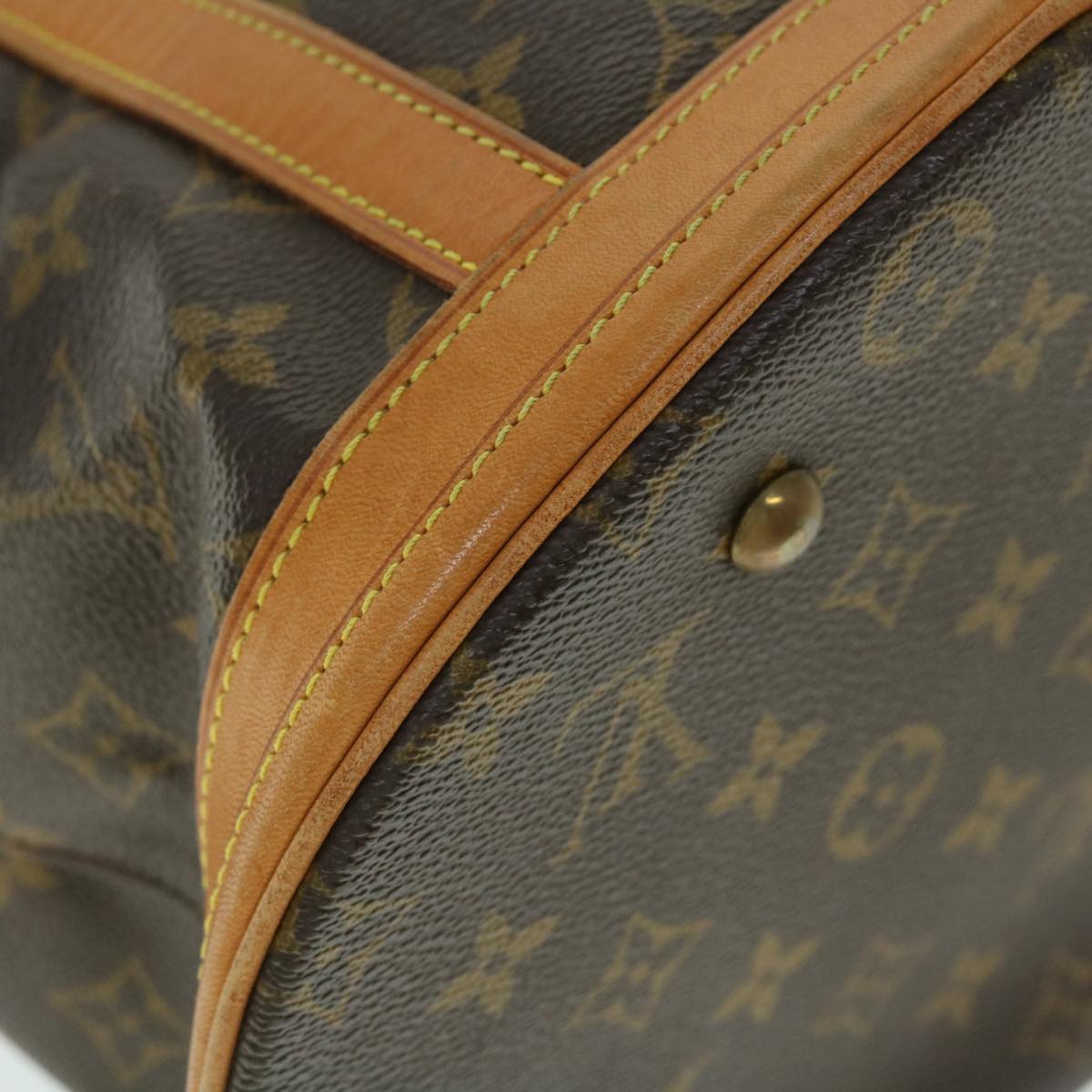 LOUIS VUITTON Monogram Bucket GM Shoulder Bag M42236 LV Auth fm2678