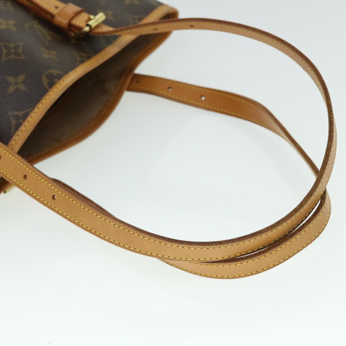 LOUIS VUITTON Monogram Bucket GM Shoulder Bag M42236 LV Auth fm2678