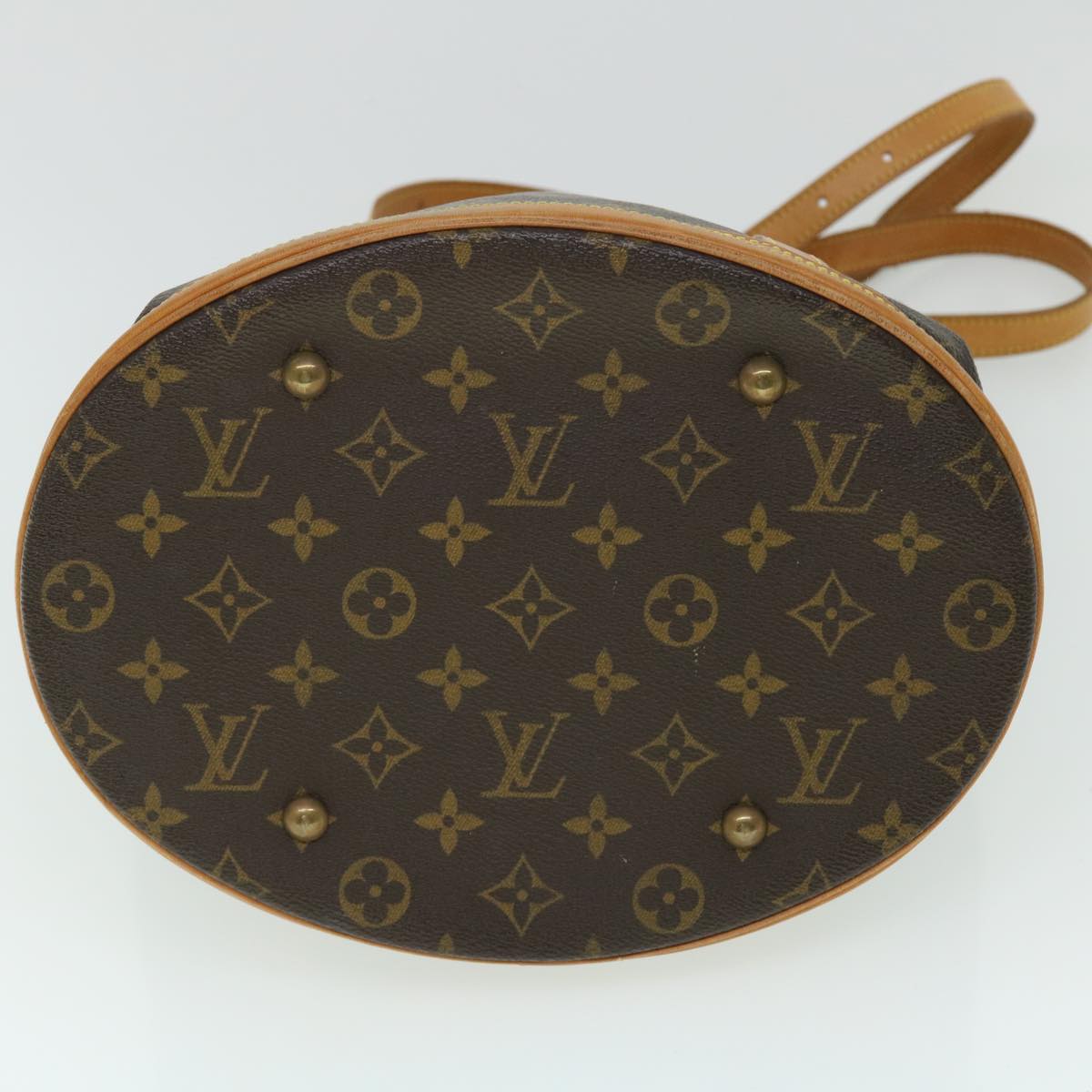 LOUIS VUITTON Monogram Bucket GM Shoulder Bag M42236 LV Auth fm2678