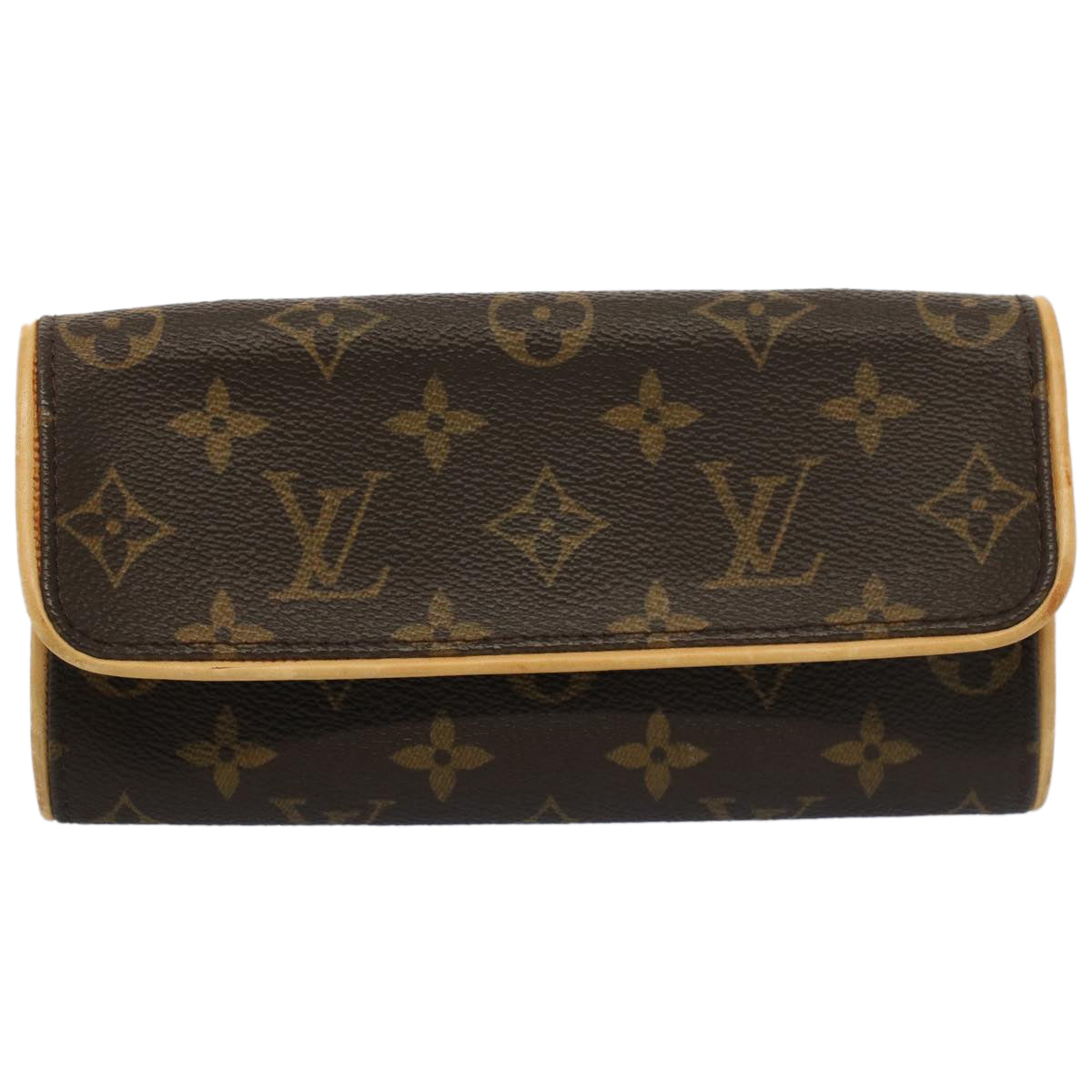 LOUIS VUITTON Monogram Pochette Twin PM Shoulder Bag M51854 LV Auth fm2700