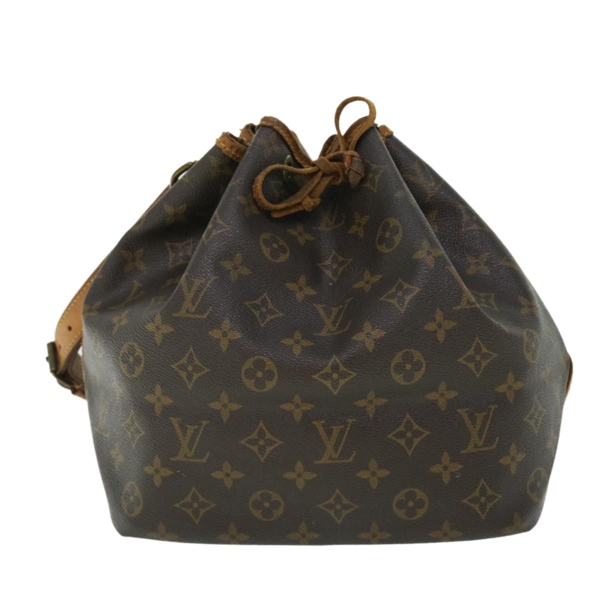 LOUIS VUITTON Monogram Petit Noe Shoulder Bag M42226 LV Auth fm2705