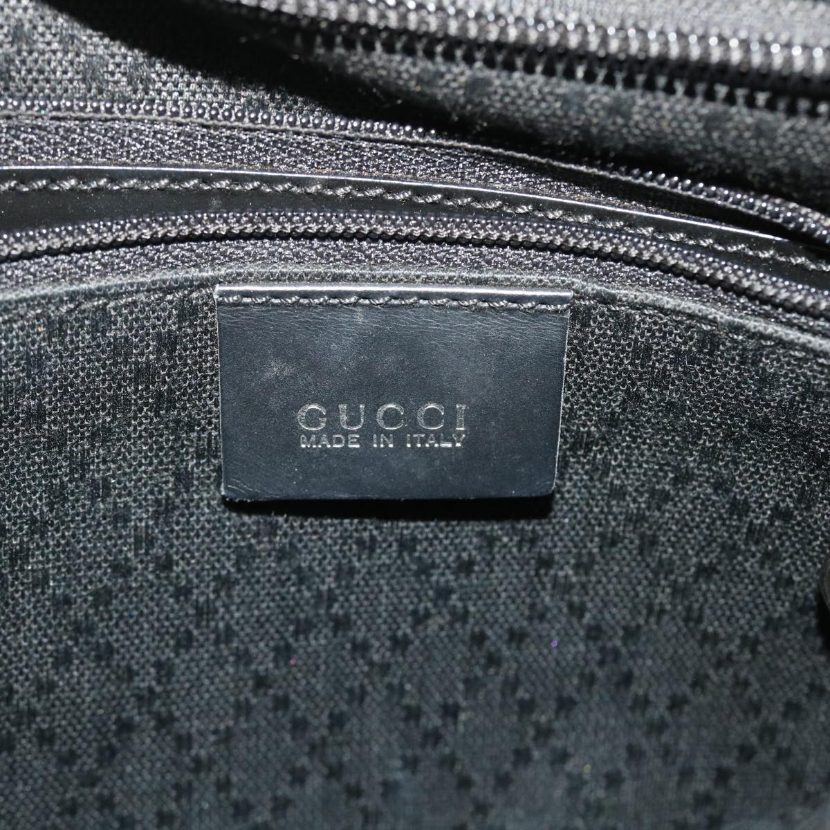 GUCCI GG Canvas Shoulder Bag Black Auth fm2708