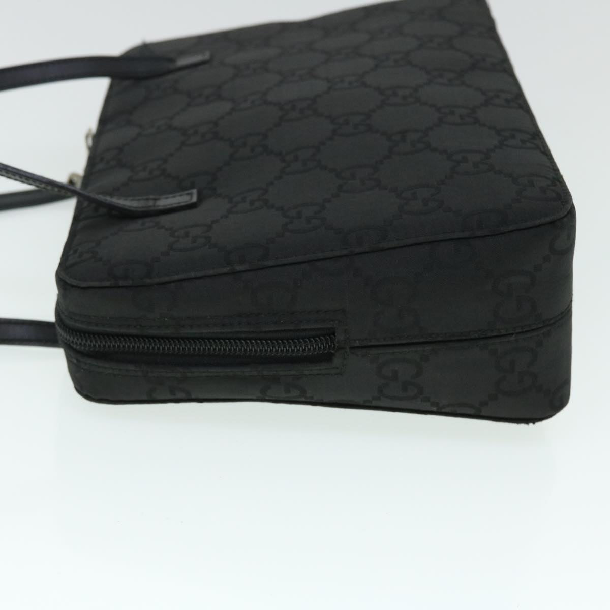 GUCCI GG Canvas Shoulder Bag Black Auth fm2708