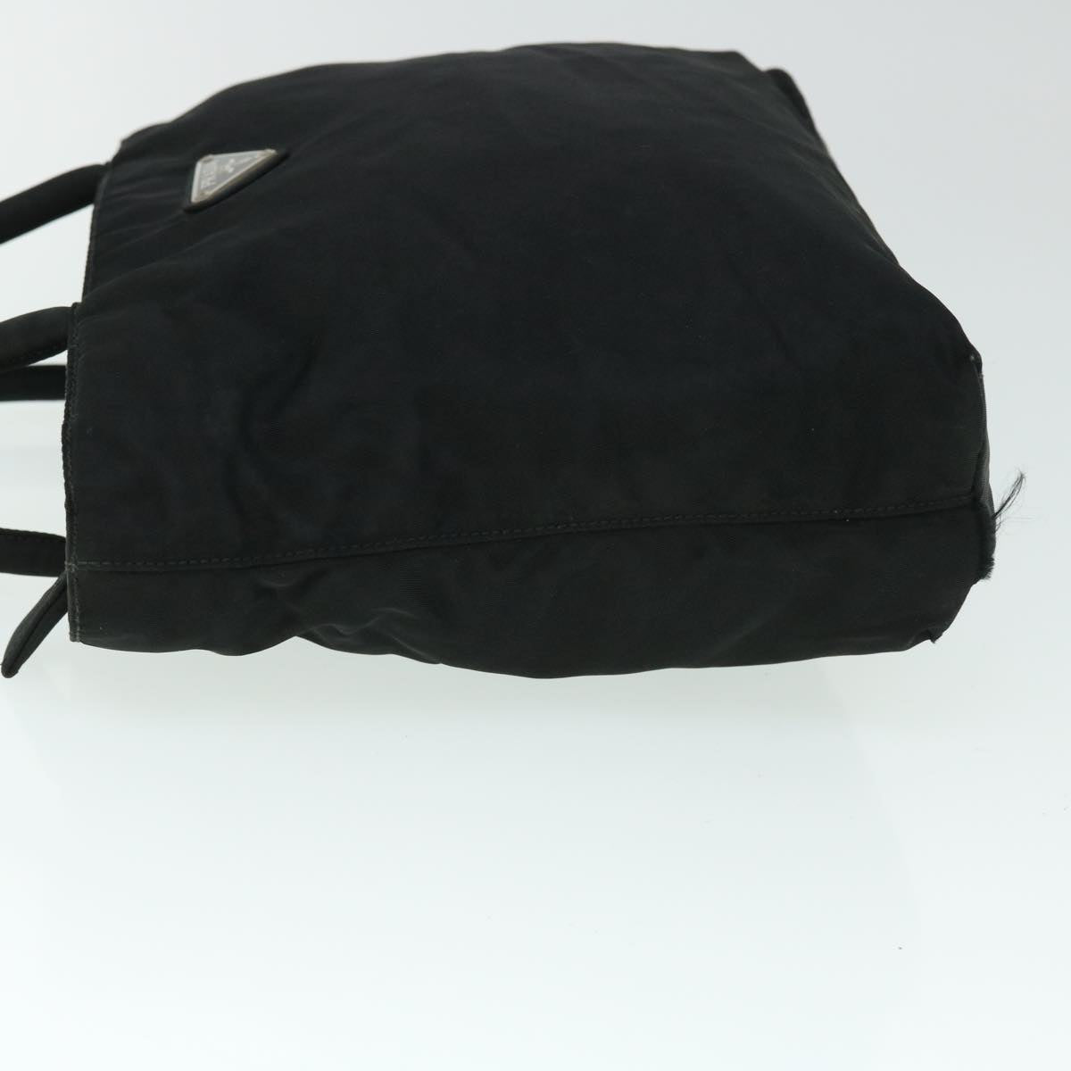 PRADA Hand Bag Nylon Black Auth fm2738