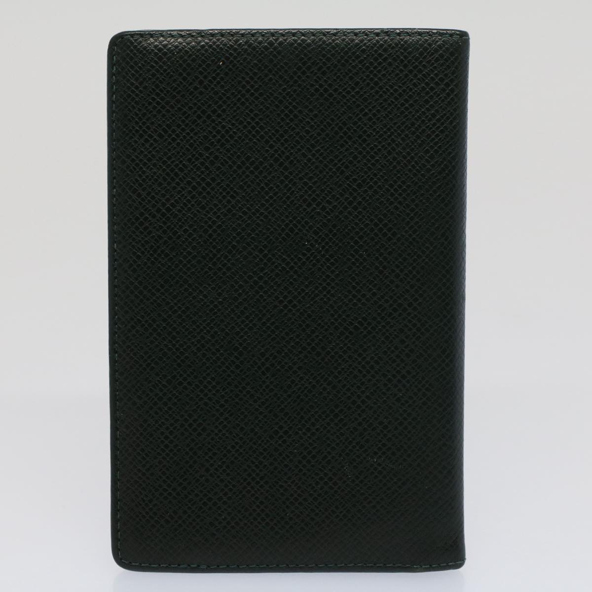 LOUIS VUITTON Taiga Leather Card Case 9Set Green Brown LV Auth fm2746