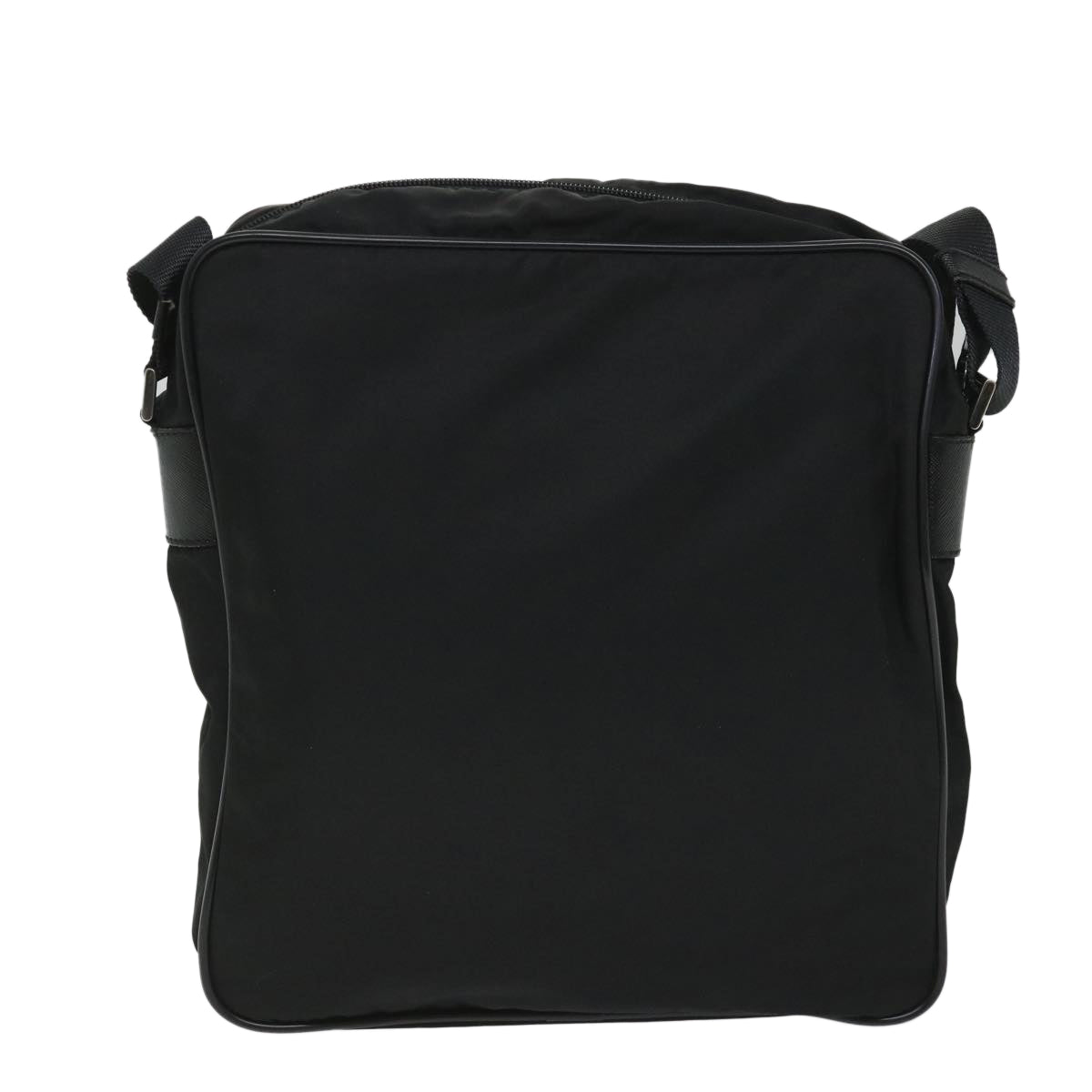 PRADA Shoulder Bag Nylon Black Auth fm2760 - 0