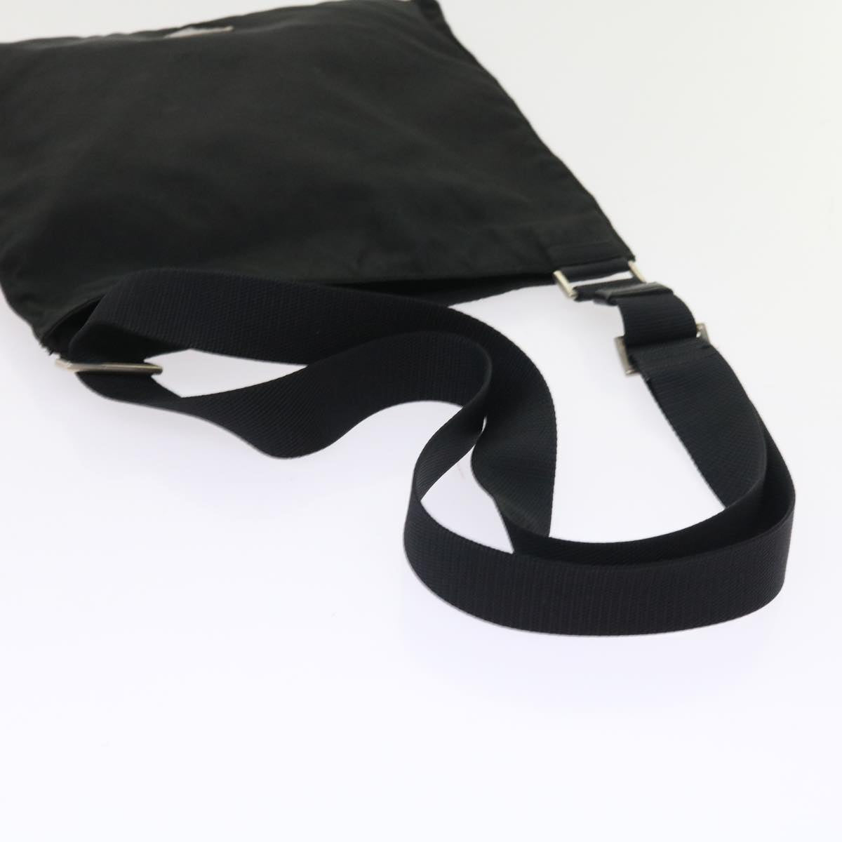 PRADA Shoulder Bag Nylon Black Auth fm2762