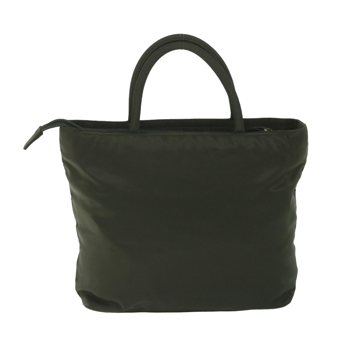 PRADA Hand Bag Nylon Green Auth fm2766 - 0