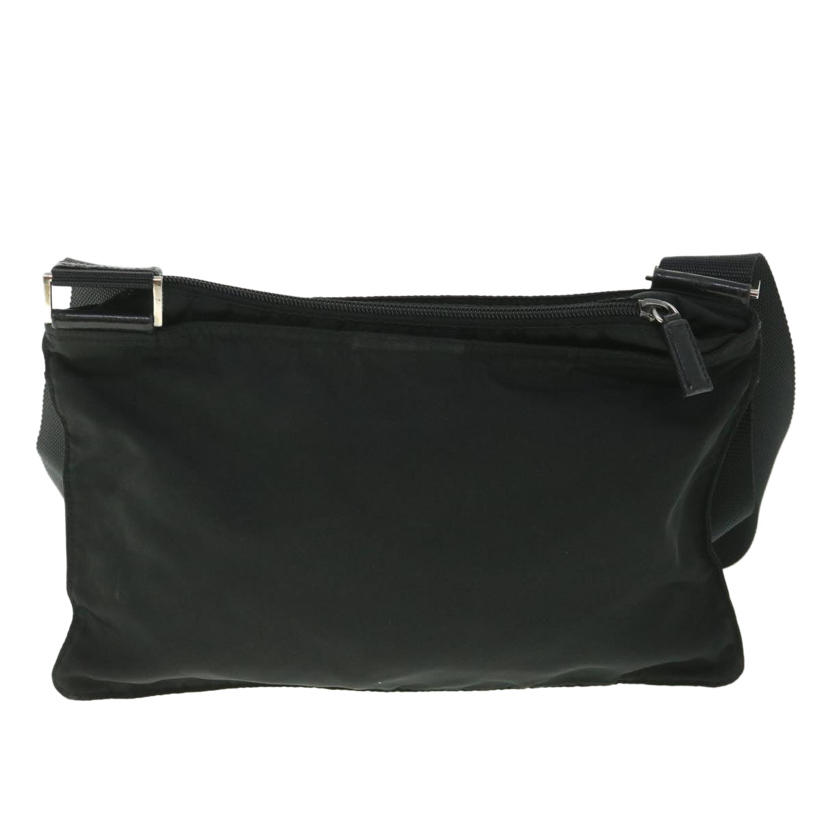 PRADA Shoulder Bag Nylon Black Auth fm2767 - 0