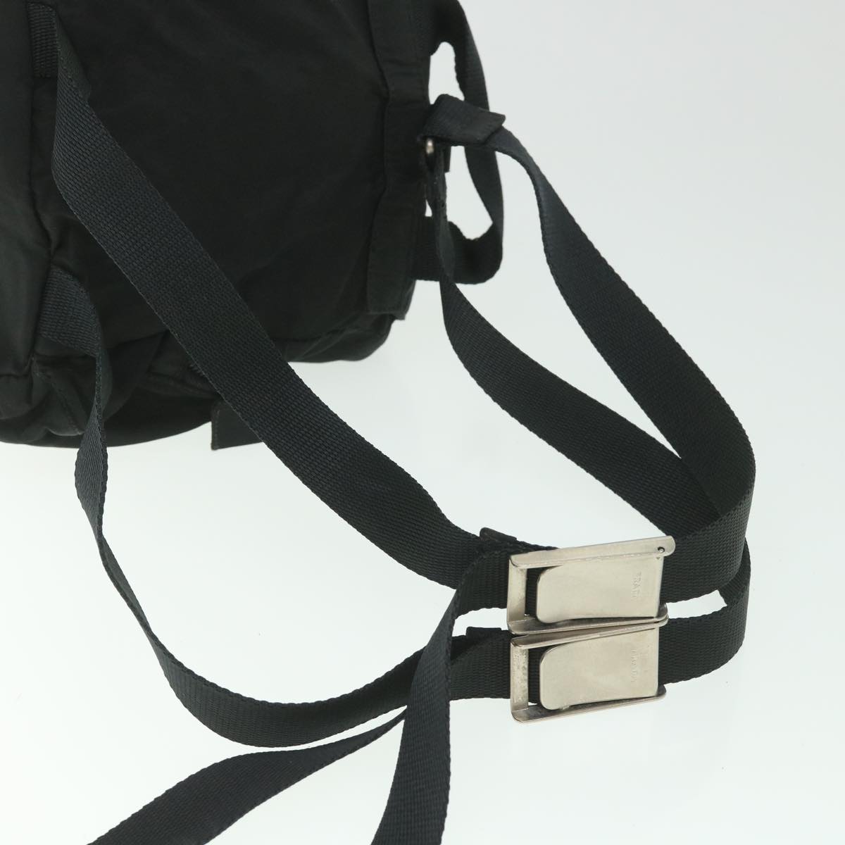 PRADA Backpack Nylon Black Auth fm2769