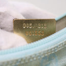 GUCCI GG Canvas Accessory Pouch Turquoise Blue 005 0813 Auth fm2785-12