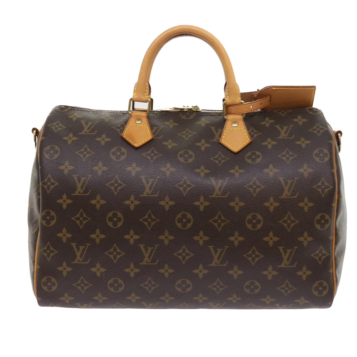 LOUIS VUITTON Monogram Speedy Bandouliere 35 Hand Bag M41111 LV Auth fm2792 - 0