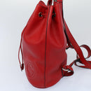 GUCCI Soho Backpack Leather Red 368588 Auth fm2801-4