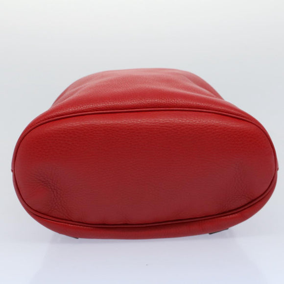 GUCCI Soho Backpack Leather Red 368588 Auth fm2801