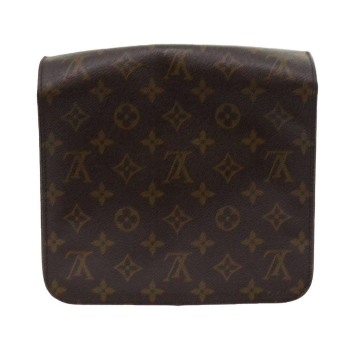 LOUIS VUITTON Monogram Cartouchiere MM Shoulder Bag M51253 LV Auth fm2807