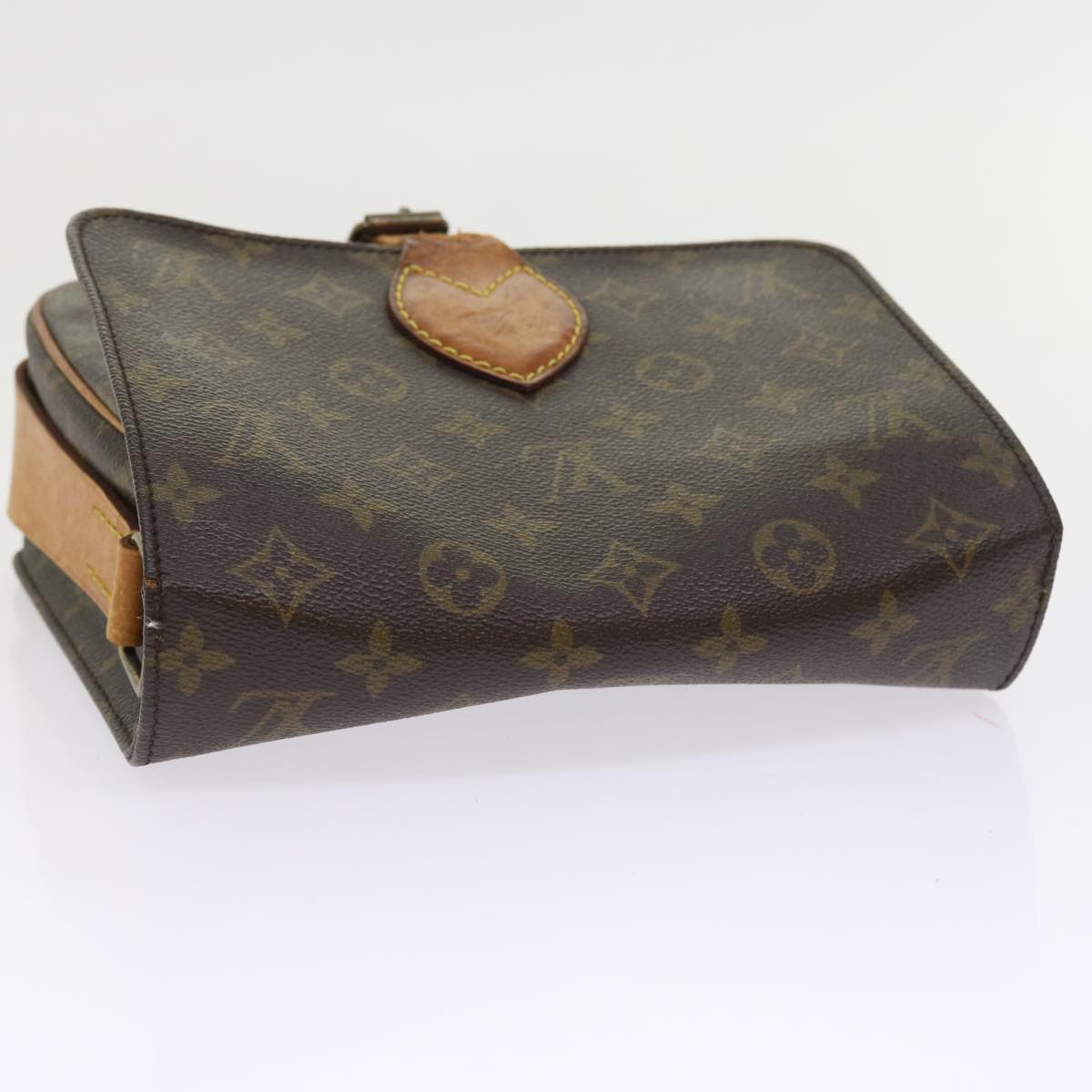 LOUIS VUITTON Monogram Cartouchiere MM Shoulder Bag M51253 LV Auth fm2807