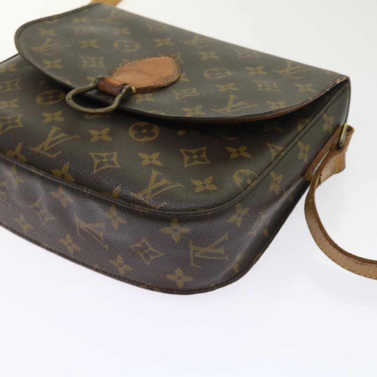 LOUIS VUITTON Monogram Saint Cloud GM Shoulder Bag M51242 LV Auth fm2815