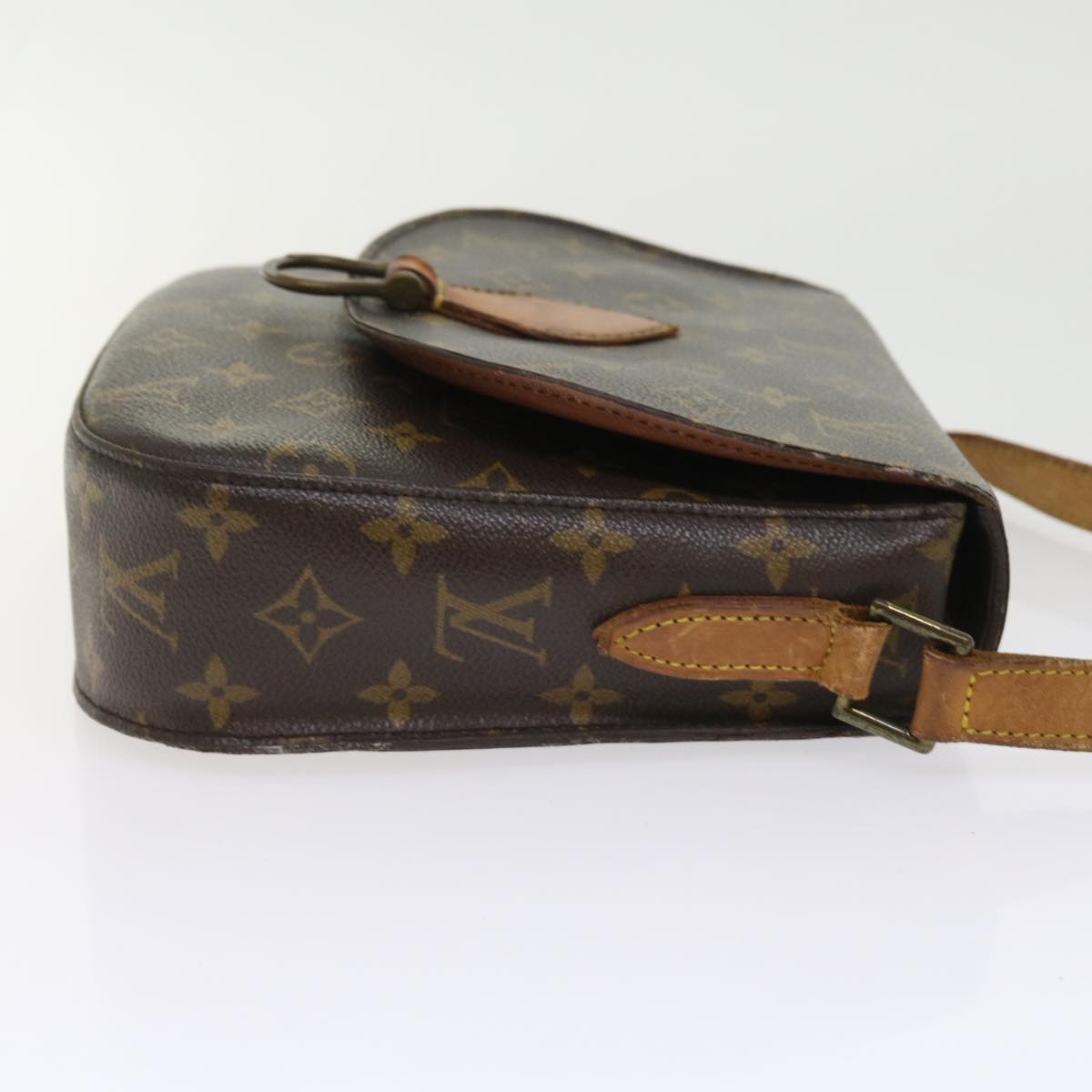 LOUIS VUITTON Monogram Saint Cloud GM Shoulder Bag M51242 LV Auth fm2815