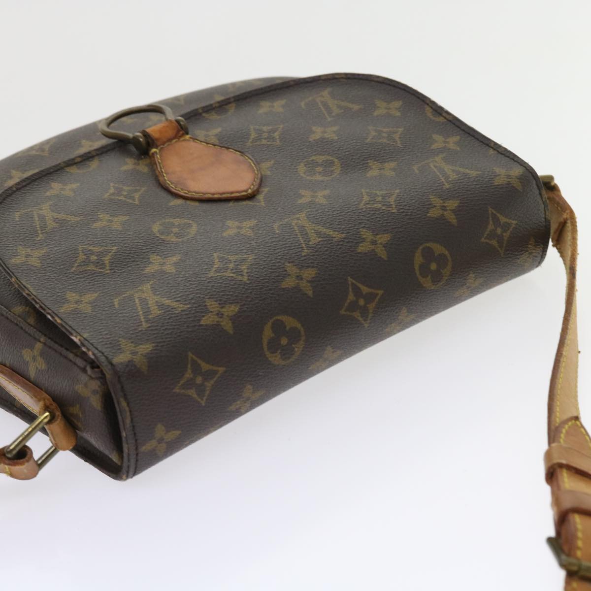 LOUIS VUITTON Monogram Saint Cloud GM Shoulder Bag M51242 LV Auth fm2815