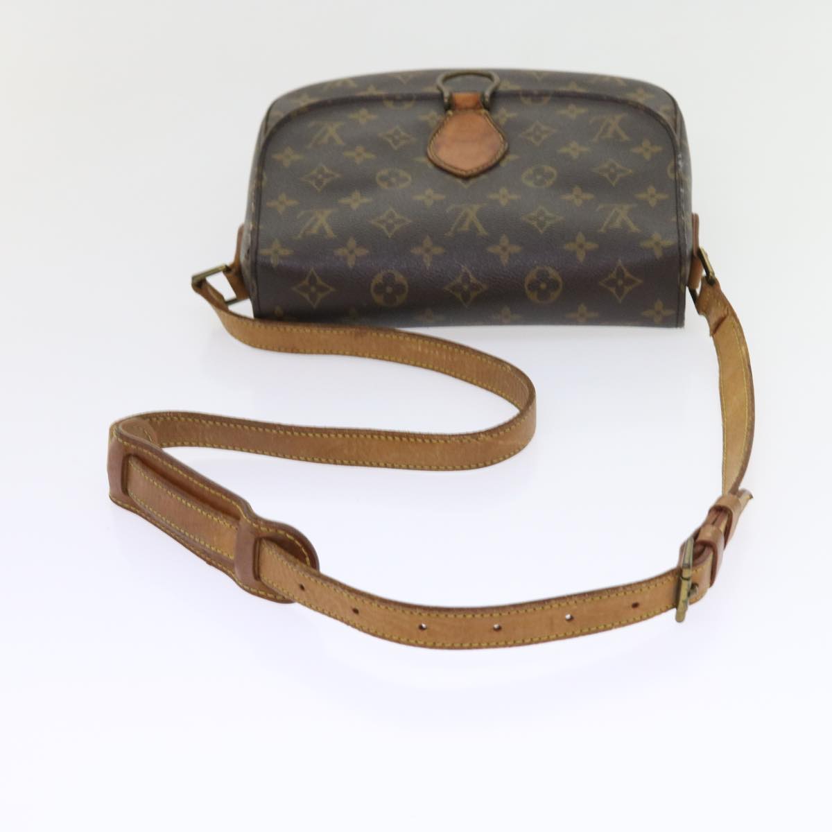 LOUIS VUITTON Monogram Saint Cloud GM Shoulder Bag M51242 LV Auth fm2815