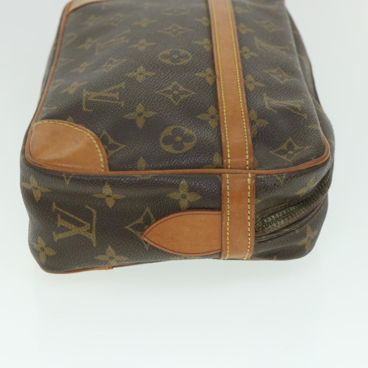 LOUIS VUITTON Monogram Compiegne 28 Clutch Bag M51845 LV Auth fm2816