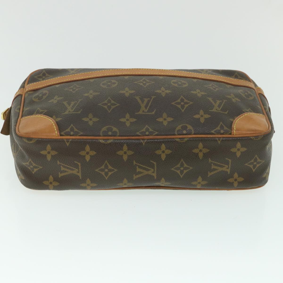 LOUIS VUITTON Monogram Compiegne 28 Clutch Bag M51845 LV Auth fm2816