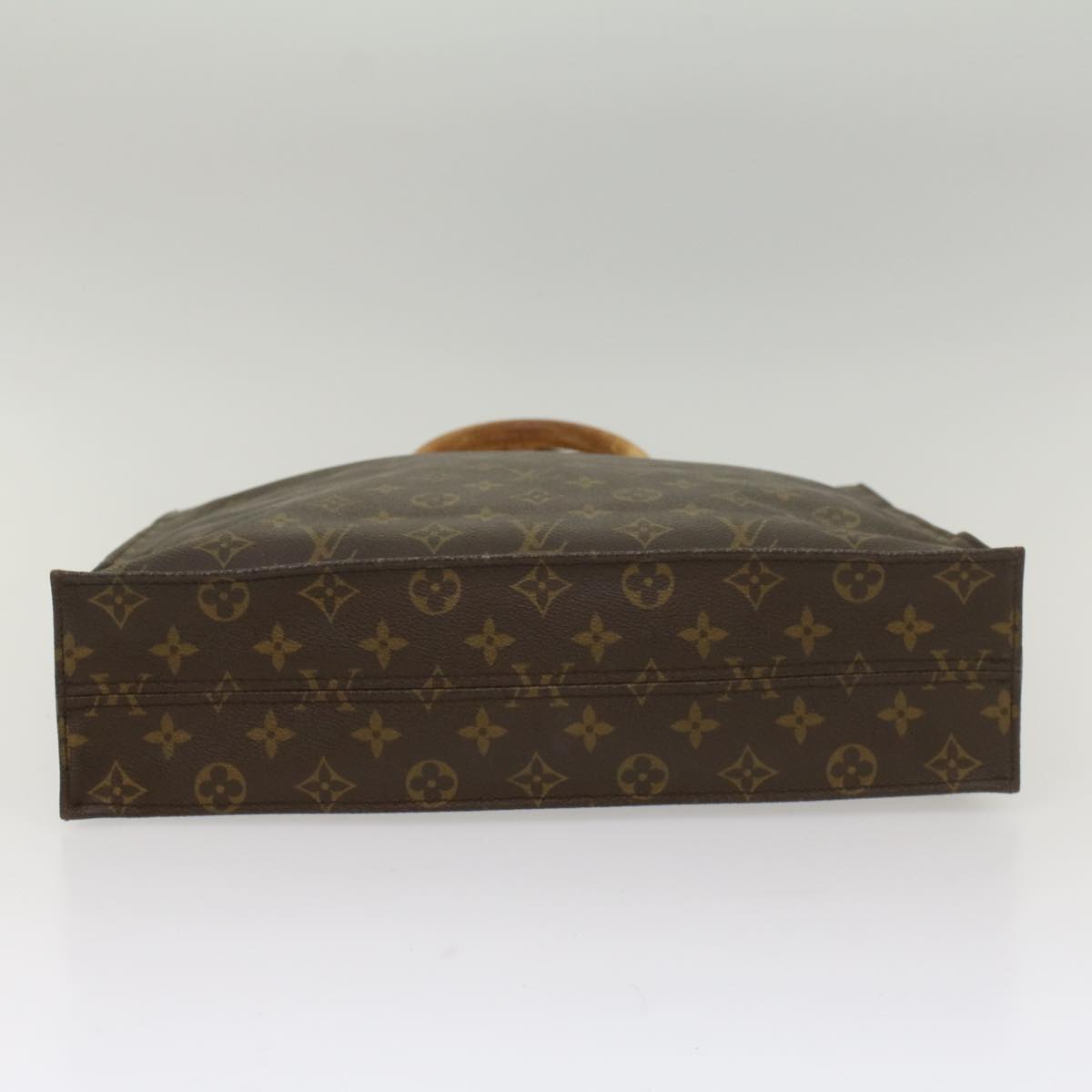 LOUIS VUITTON Monogram Sac Plat Hand Bag M51140 LV Auth fm2825